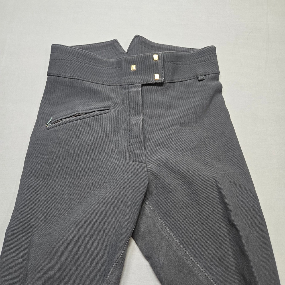 Golden Dress Equestrian Riding Breeches Pants Grey High Waist Small - Picture 4 of 10